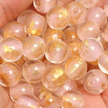 Lampwork Glass Beads Round 8mm 10mm Ancient Gold Silver Foil 100pcs 6