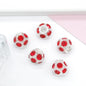 Metal Rhinestone Hollow Spacer Beads 8mm 50pcs 13