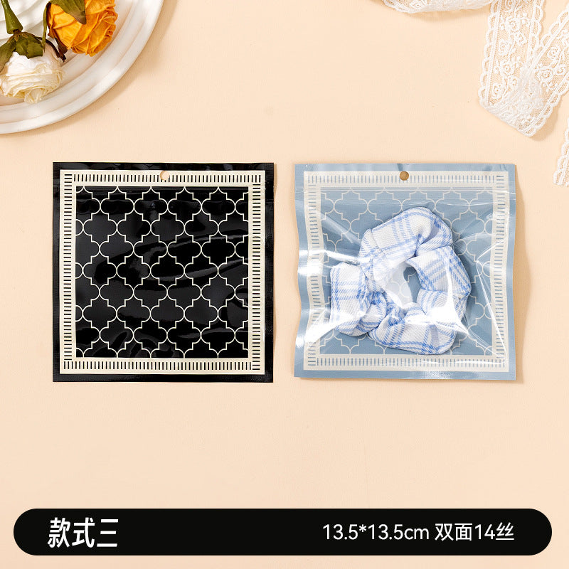 Top Seal Zip Lock Bags 13.5cm Pastel Animal Pattern 10pcs 40