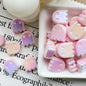 UV Plating Ghost Acrylic Flat Beads 14mm Candy Color 50pcs 8