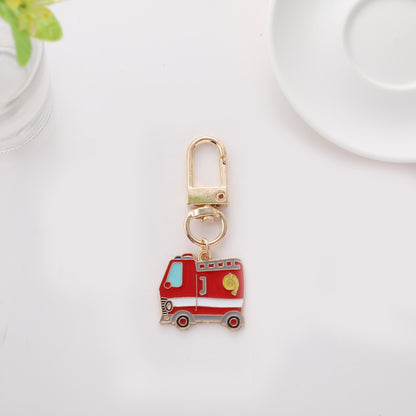 Enamel Astronaut Keychain Metal Zinc Alloy Space Theme Charm 47