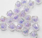 Faceted Acrylic Beads 16mm Diamond Shape Rainbow Assorted 200pcs