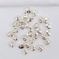 Alloy Irregular Spacer Beads 8mm Tibetan Style 50pcs 9