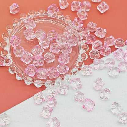 Frosted Lion Face Glass Beads 11mm Pastel Colors 25pcs 14