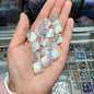 Glitter Heart Clover Resin Beads 18mm Lavender Iridescent 20pcs 16