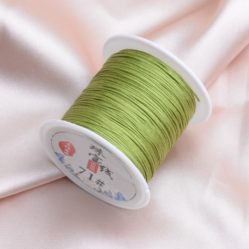 Nylon Thread Solid Color Glossy Finish 0.4mm 60m Spool 15