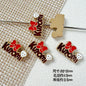Signboard Metal Beads Painted Sanrio Series Colorful 10pcs 33