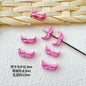 Baking Painted Cheese Animal Metal Beads Whimsical Pastel Colors 20pcs 12