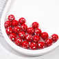 Colorful Speckled Acrylic Beads 12mm Round Mixed Colors 200pcs 16