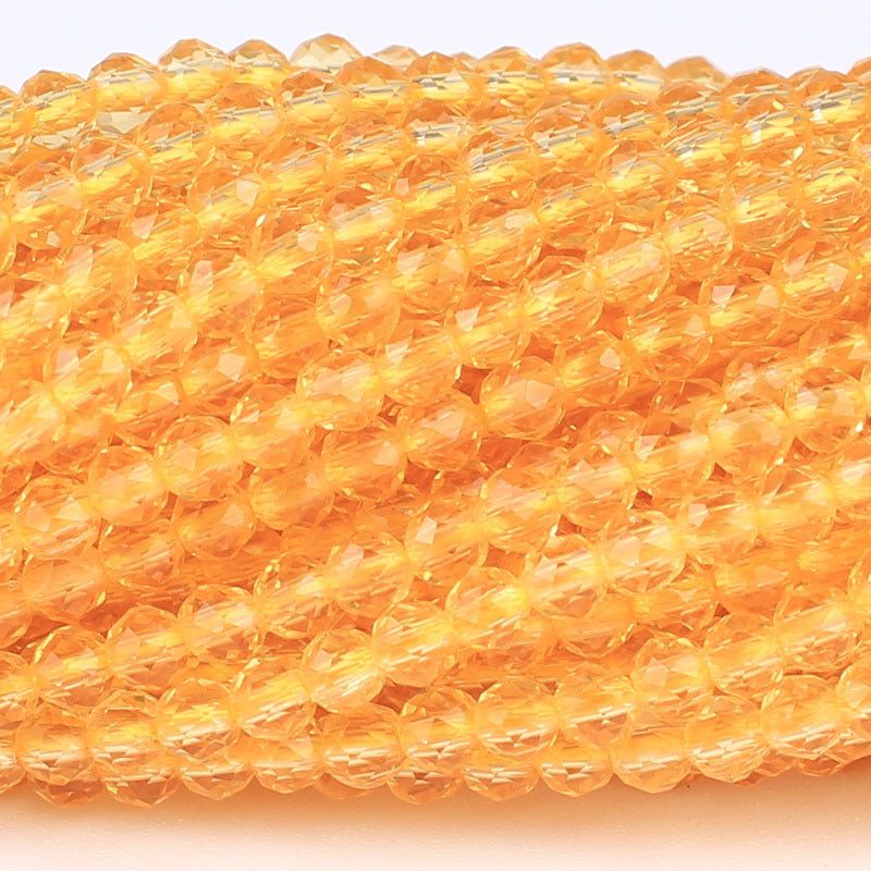 Transparent Disc Seed Glass Beads 2mm Glossy Blue Tones 360pcs 2 Strands 5