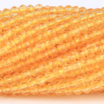 Transparent Disc Seed Glass Beads 2mm Glossy Blue Tones 360pcs 2 Strands 5