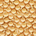 Large Hole Acrylic Beads 12mm Gold Glossy Bead Hanger 200pcs 6
