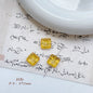 Lampwork Glass Beads Square 17mm Gilded Fireworks Pattern 10pcs 8