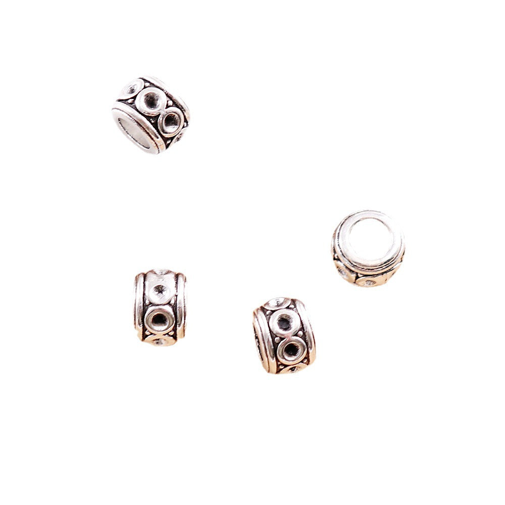 Alloy Circle Spacer Beads 8mm Vintage Plating 30pcs 4