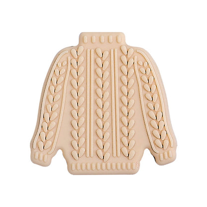Silicone Focal Beads Sweater Cable Knit Pattern 20pcs 9