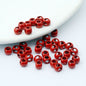 Cube Metal Beads 5mm Baking Painted Zinc Alloy 50pcs 10