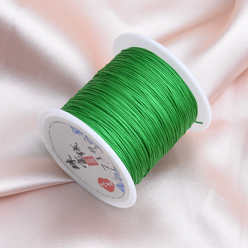 Nylon Thread Solid Color Glossy Finish 0.4mm 60m Spool 10