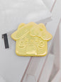 Plating Cat House Acrylic Flat Beads 30mm Pastel Colors 50pcs 12