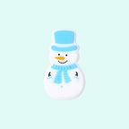 Silicone Focal Beads Snow Polar Bear Penguin Winter Snowman Scarf 20pcs 5