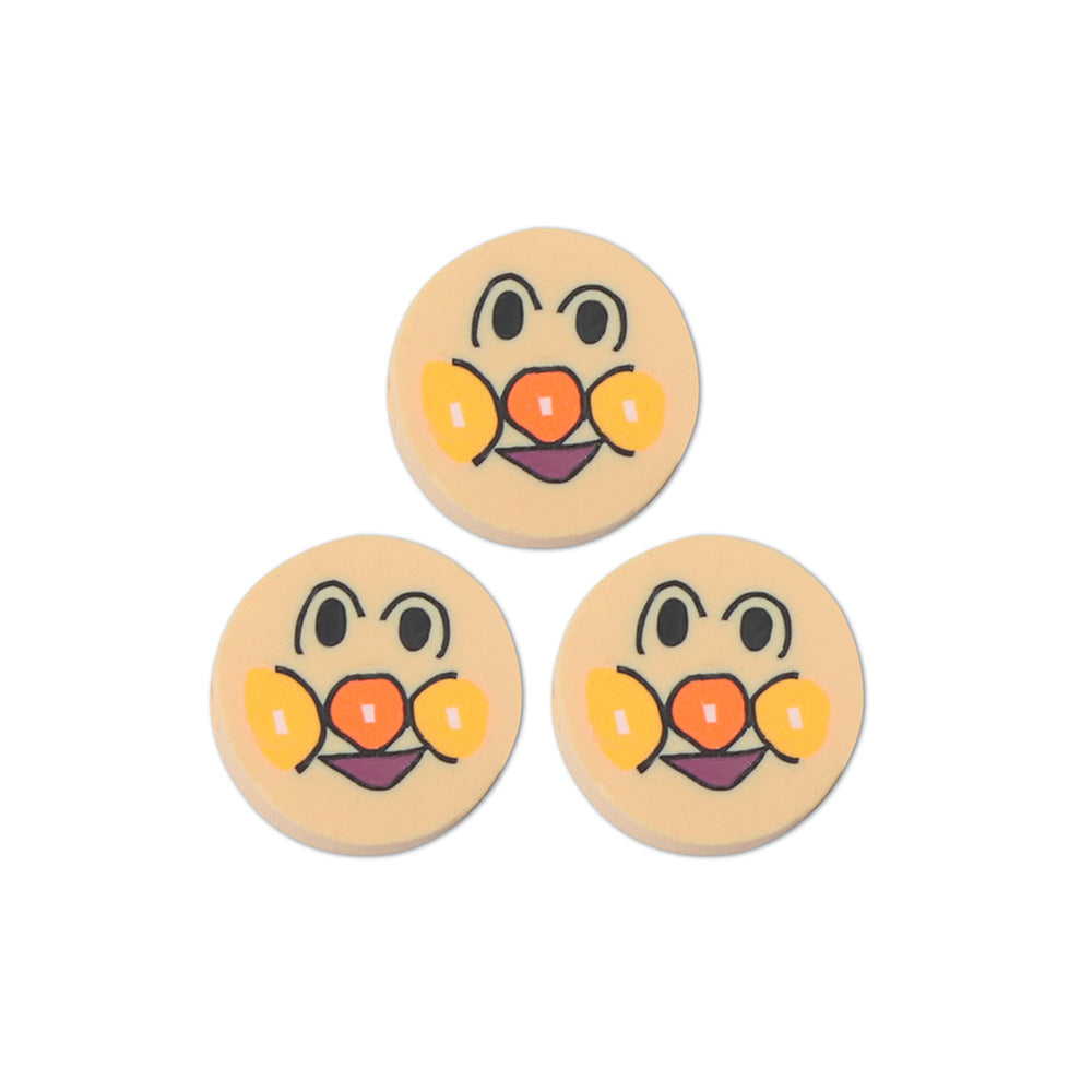 Flat Clay Beads 10mm Anime Character Bean Bun Man Polymer 100pcs 5