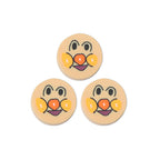 Flat Clay Beads 10mm Anime Character Bean Bun Man Polymer 100pcs 5