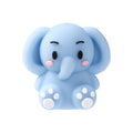 Silicone 3D Focal Beads Elephant Rounded Ears and Tail 2