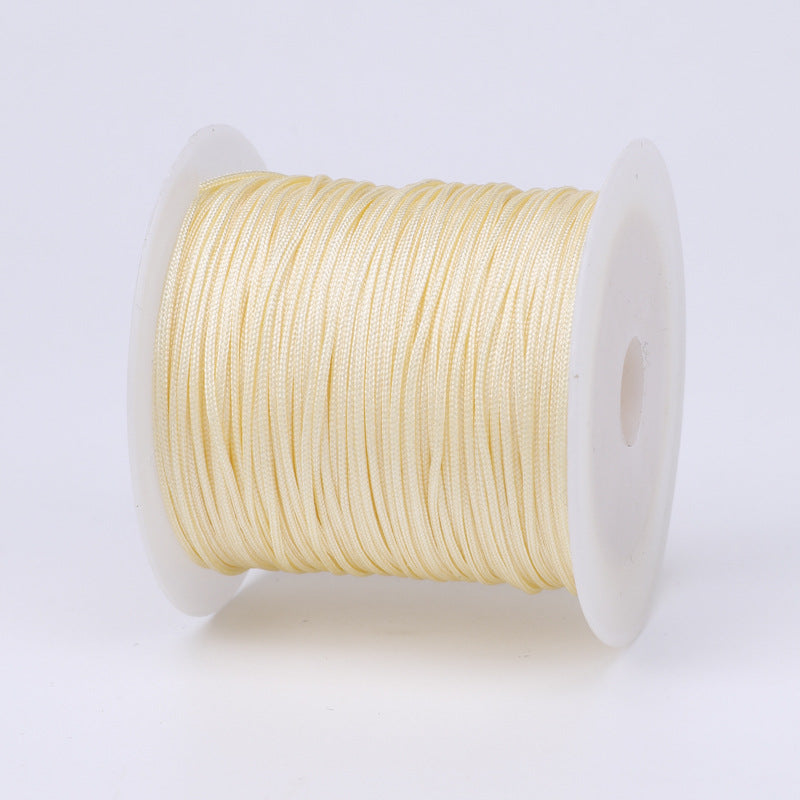 Nylon Thread 0.8mm Diameter 40m Colorful Jewelry Stringing Cord 31