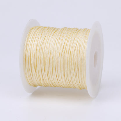 Nylon Thread 0.8mm Diameter 40m Colorful Jewelry Stringing Cord 31