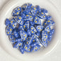 Painted Dress Acrylic Beads 26mm Colorful Assorted 5pcs 17