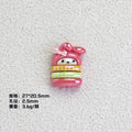 Sanrio Series Burger Resin Beads Glossy Pastel Colors 20pcs 6