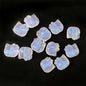 Transparent Aurora Laser Acrylic Beads Iridescent Mixed Shapes 2pcs 39