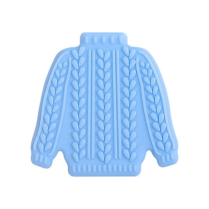 Silicone Focal Beads Sweater Cable Knit Pattern 20pcs 7