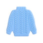 Silicone Focal Beads Sweater Cable Knit Pattern 20pcs 7