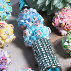 Embellished Bubblegum Beads 20mm Labub Polymer Clay Detailed 5pcs 4