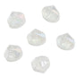 Electroplated Spiral Shell Glass Beads 14mm Iridescent Colors 30pcs 6