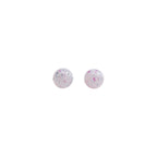 Glitter Round Acrylic Beads 10-14mm Lavender Purple Shimmer 100pcs 5