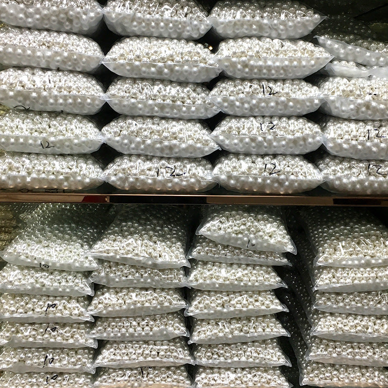 Pearl Acrylic Beads 3mm-16mm Creamy White Imitation 30pcs 4