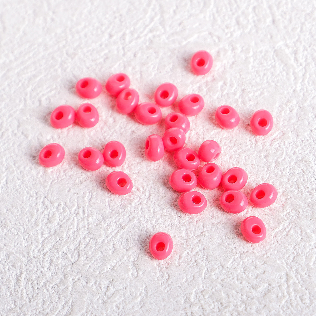 Acrylic Water Drop Spacer Beads 5mm Solid Color 162pcs 7