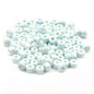 Cylindrical Ceramic Beads 6mm Glossy Rainbow Spacer 10pcs 11