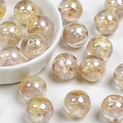 Luminous Shimmer Moonlight Resin Beads 16mm Round 10pcs 10