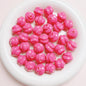 Painted Twisted Spiral Acrylic Beads 16mm Glossy Colorful 10pcs 14