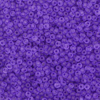 Transparent Frosted Seed Glass Beads 2mm with 1mm Hole 660pcs 29