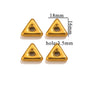 Stainless Steel Geometric Spacer Beads 5pcs 17
