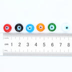 Lampwork Glass Beads Evil Eye Bright Color Handmade 10mm 10pcs 4