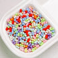 Clear Peanut Shaped Acrylic Beads 4x6.5mm Candy Series 200pcs 29