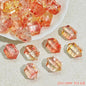 Gradient Faceted Hexagonal Prisms Glass Beads 20mm 25pcs 11