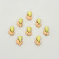 Tulip Metal Beads 14mm Two-Color Baking Painted Alloy 10pcs 12