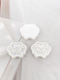 UV Plating Tiny Sheep Acrylic Flat Beads 24mm Glossy Face 50pcs 7