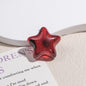 Clear Leopard Star Acrylic Beads 23mm Glossy Finish 20pcs 9