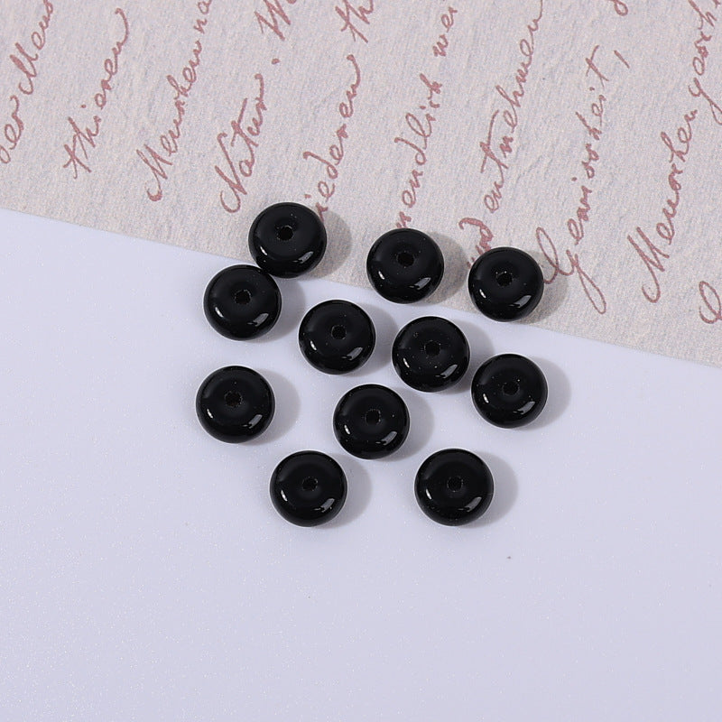 Glass Round Spacer Beads 6mm 8mm Imitation Jade Color 100pcs 16